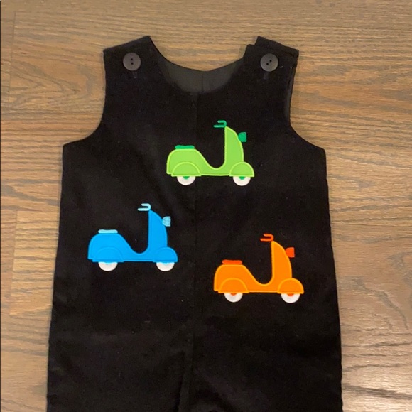 Black Corduroy Jon Jon - Picture 2 of 3